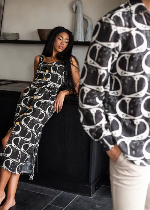 Abstracto Iman Dress