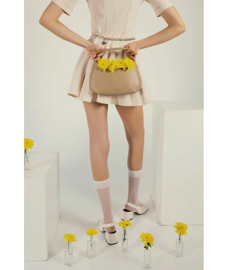 Clic Jewels Candy Mini Bag Mocha Dolaro Leather