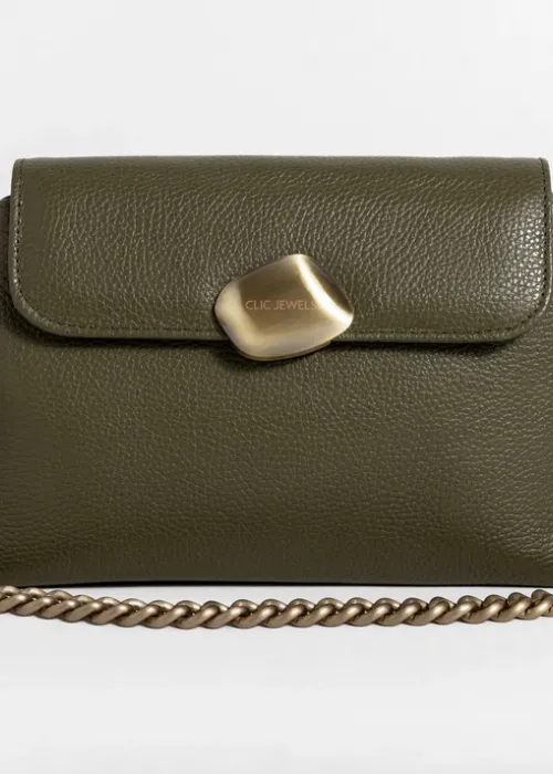 Clic Jewels Donna Medium Olive Green Dolaro Leather