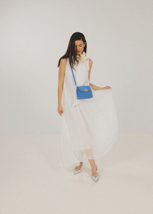 Clic Jewels Maya MiniBag Baby Blue Suede