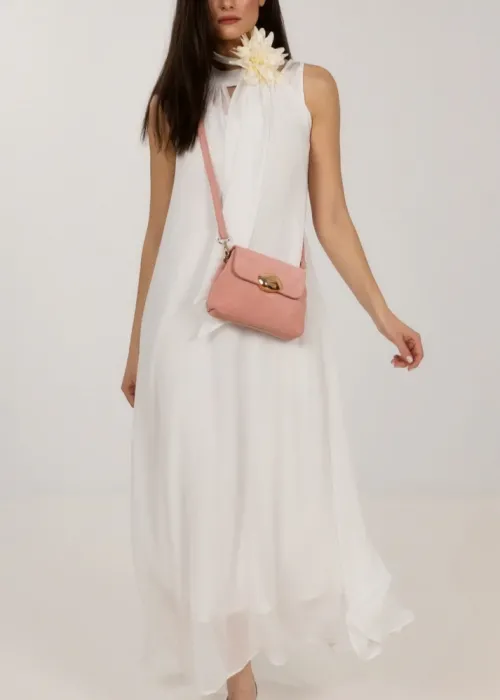Clic Jewels Maya MiniBag Baby Pink Suede
