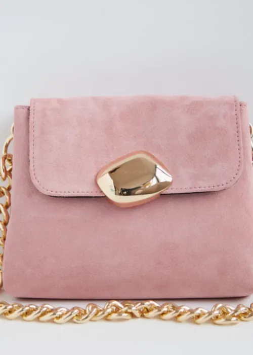 Clic Jewels Maya MiniBag Baby Pink Suede