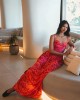 Eveleya Amber Waves Viscose Maxi Dress
