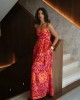 Eveleya Amber Waves Viscose Maxi Dress