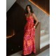 Eveleya Amber Waves Viscose Maxi Dress