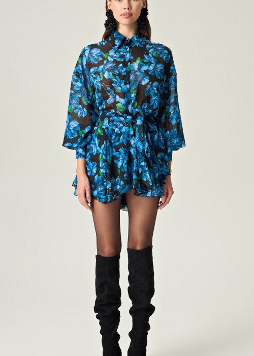 Eveleya Azure Petal Dream Mini Skirt