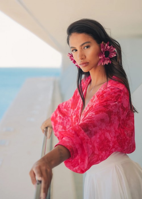 Eveleya Ruby Rose Oversized Shirt