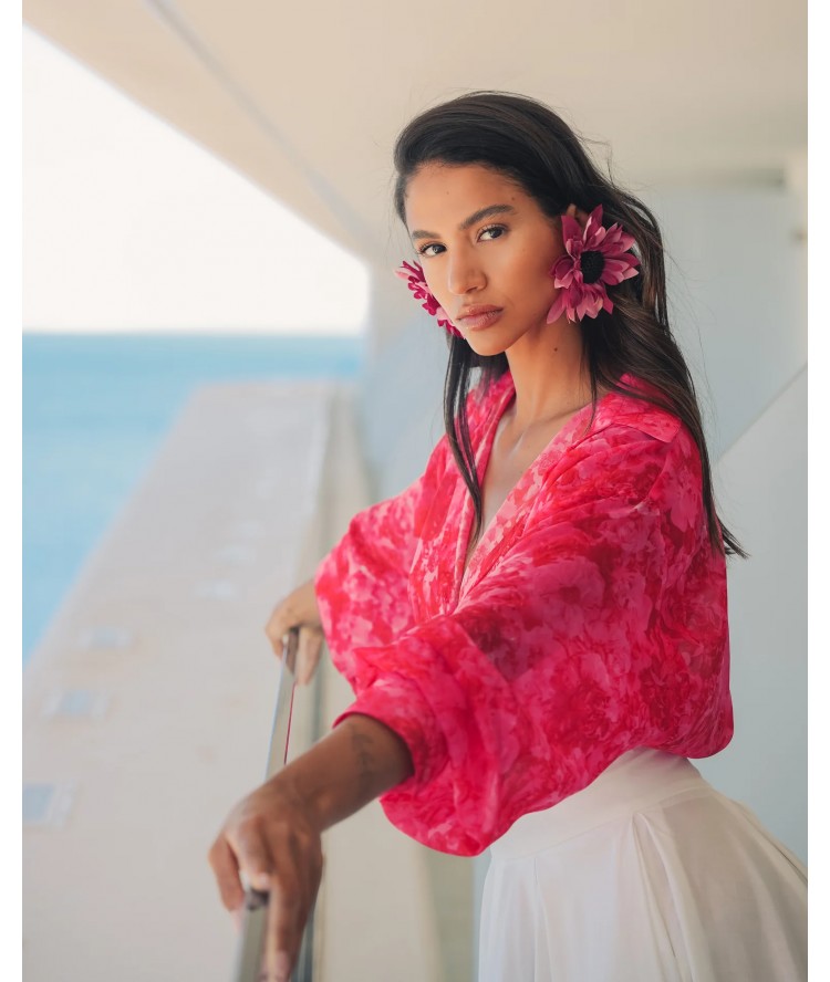 Eveleya Ruby Rose Oversized Shirt