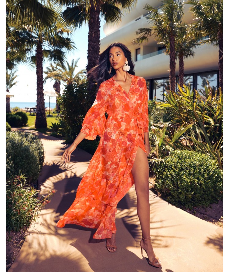 Eveleya Sunset Dream Kimono Dress