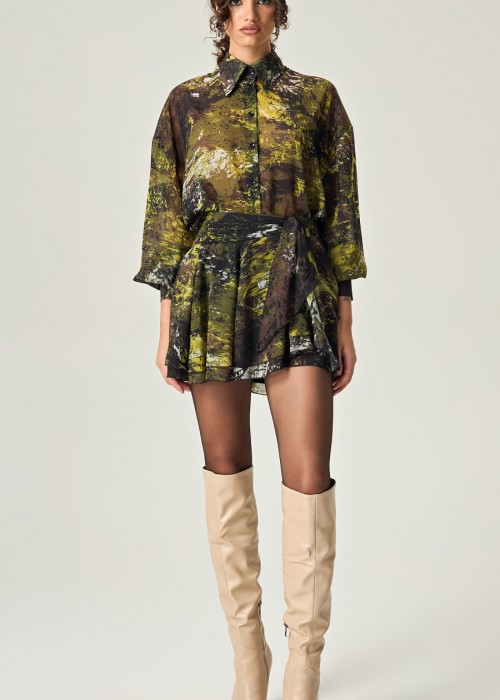 Eveleya Woodland Whispers Oversized Shirt