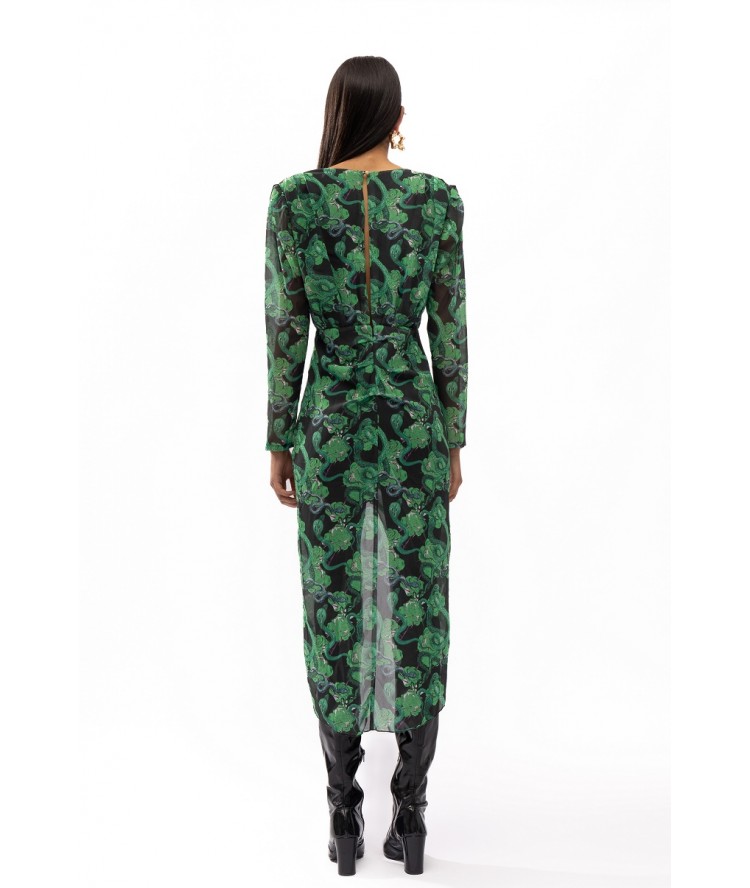 Mallory The Label Milan Green Dress