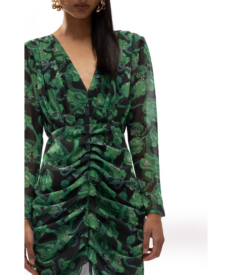 Mallory The Label Milan Green Dress
