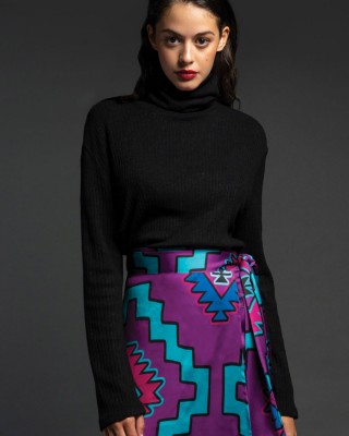 Peace & Chaos Cozy Turtleneck Sweater