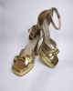 So Chic Anica Sandals Gold So Chic Anica Sandals Gold
