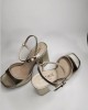 So Chic Annalisa Sandals Platinum Gold