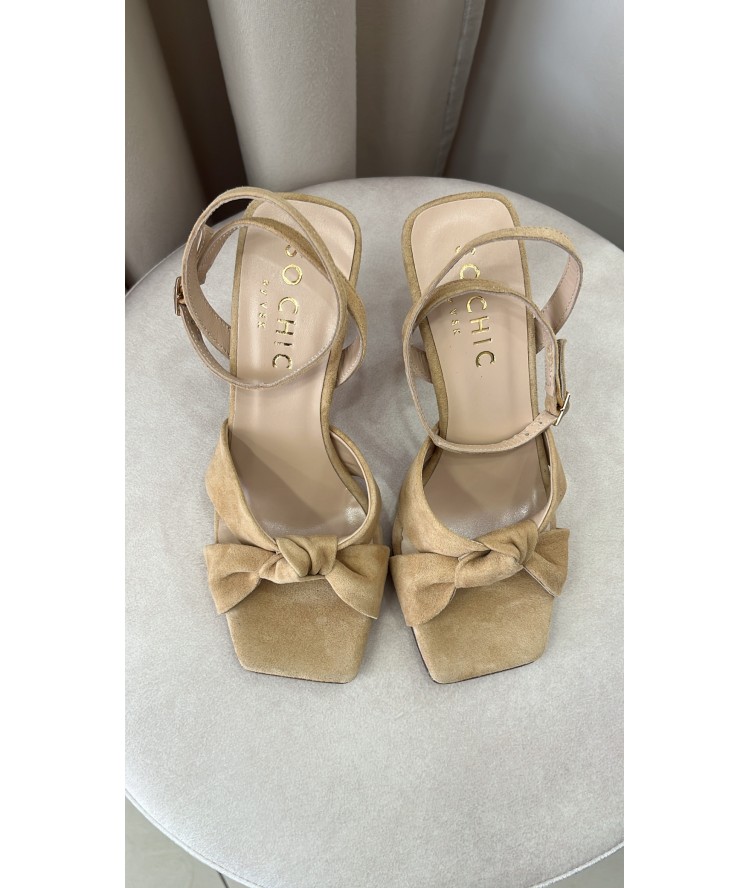 So Chic Arabella Sandals Beige