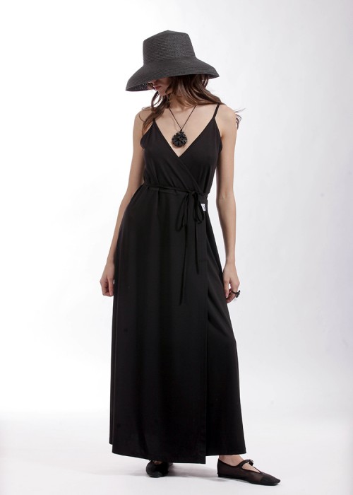Two & A Half Long Wrap Dress 