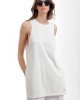 Two & A Half Long Top With Slits White