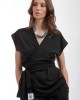 Two & A Half Cruise Kimono Top Black