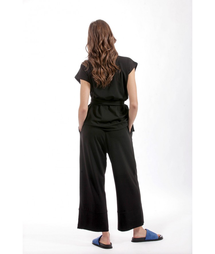 Two & A Half Cruise Kimono Top Black