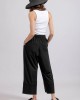 Two & A Half Wide Leg Zip Cullotes Black