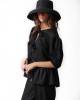 Two & A Half Tie Front Detail Top Black