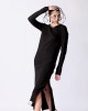 Two & A Half Ribbed Midi Dress Black