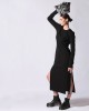 Two & A Half Ribbed Midi Dress Black